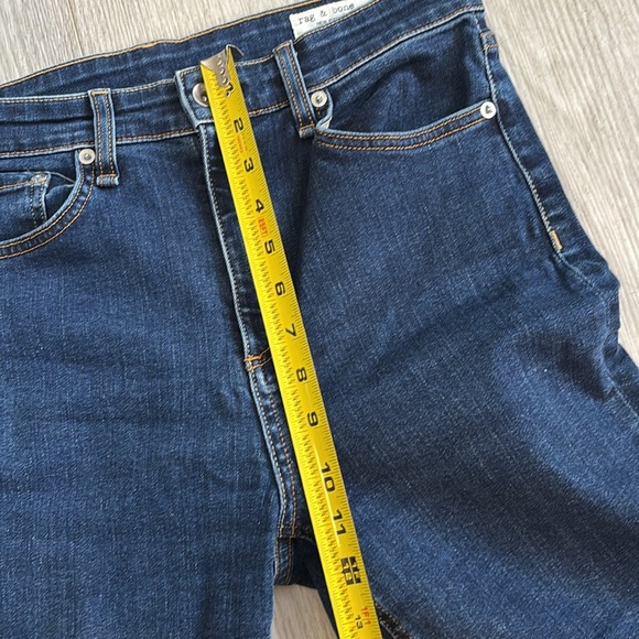 Rag & Bone Nina High-Rise Boot Jeans in Marine Blue size 29 - Picture 15 of 15
